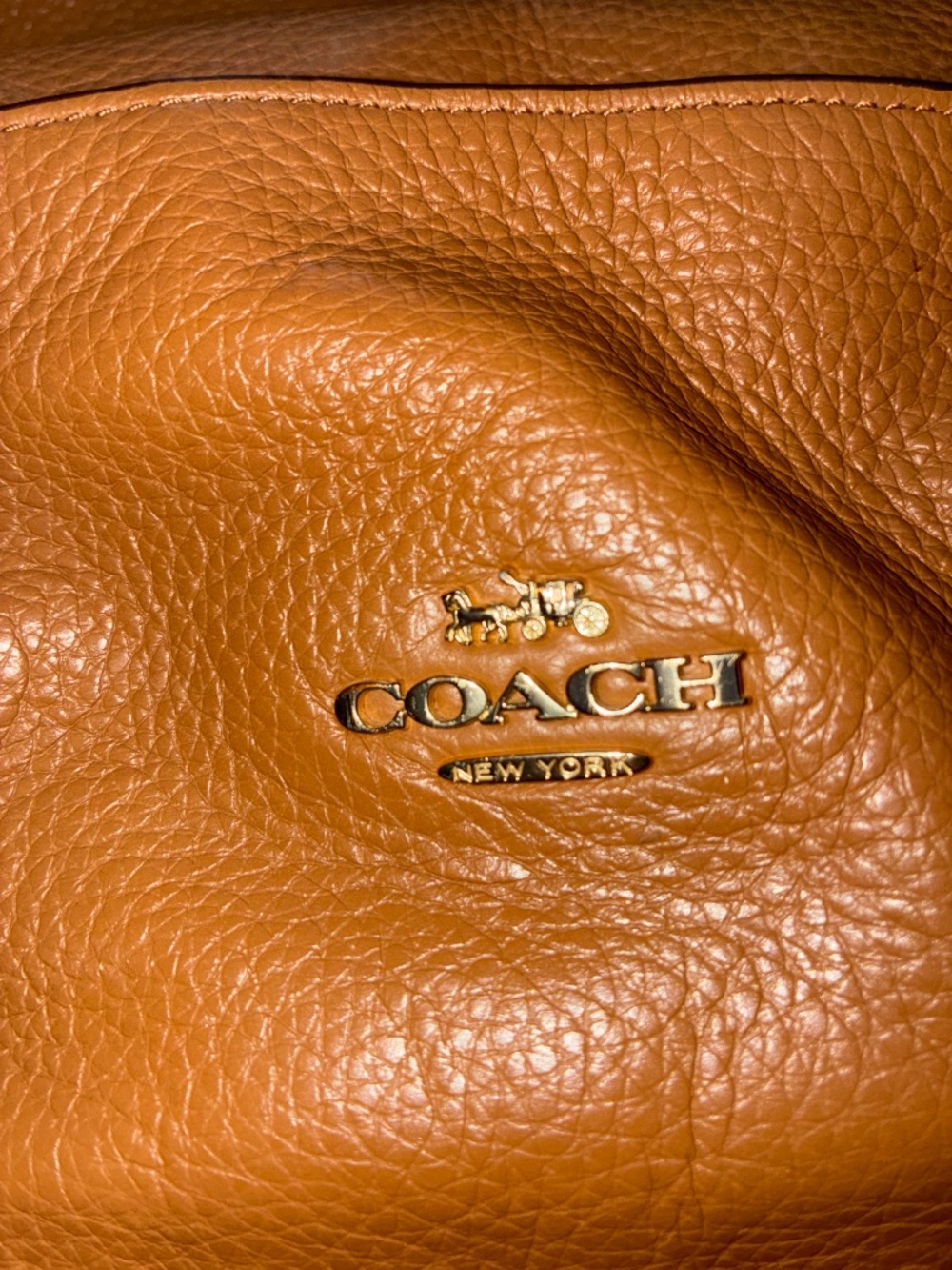 Coach bookbag tan/black luxury designer bag - Picture 4 of 5